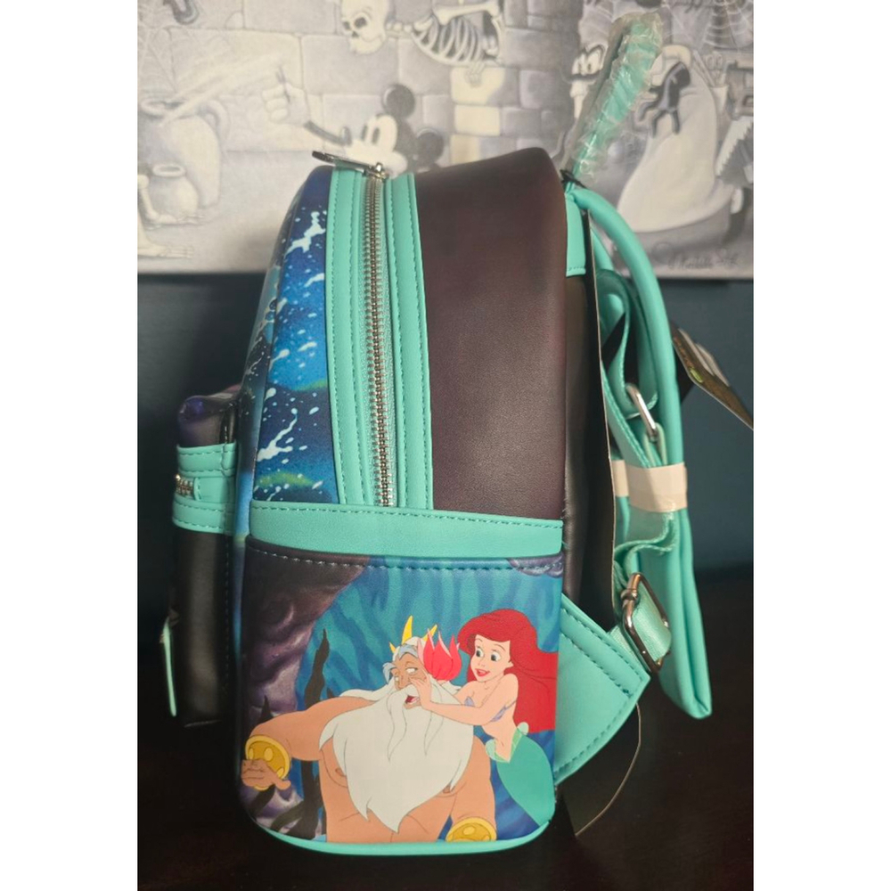 Loungefly Disney The Little Mermaid Princess Scenes Backpack - Picture 6 of 9